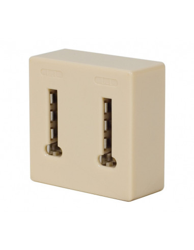 Doubleur de prise PTT 2 lignes / 2 postes 911831