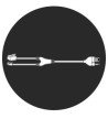 Cordon/ Câble de décroché pour casque