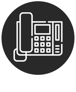 icone telephone de bureau